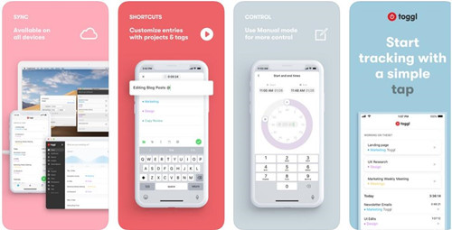 �D�����ʹ��Toggl ӛ���һ�������Ļ�ӕr�g��