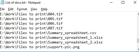���ʹ��Print Conductor���dҪ��ӡ���ļ��б�