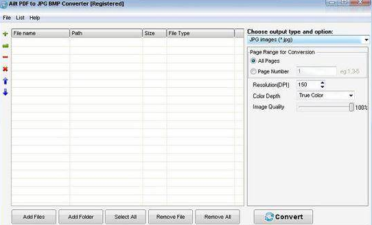��ôʹ��Ailt PDF to JPG BMP Converter