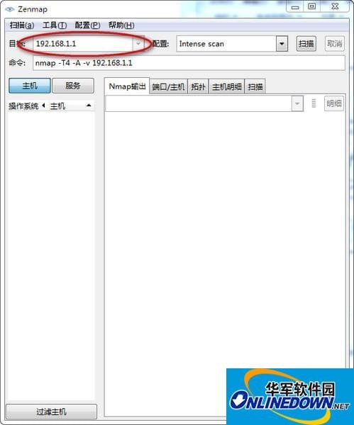 �˿�©�����蹤��Zenmap���dʹ��