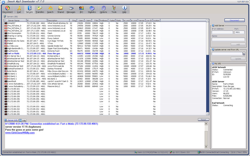�������d��Imesh MP3 Downloader���d
