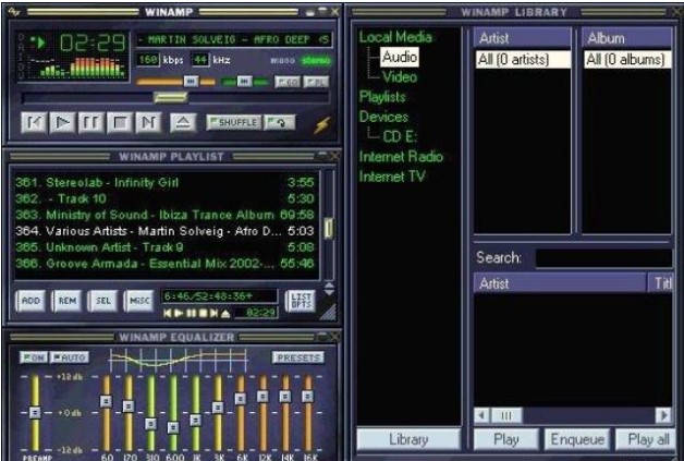 Winamp������������ô�O���������w��