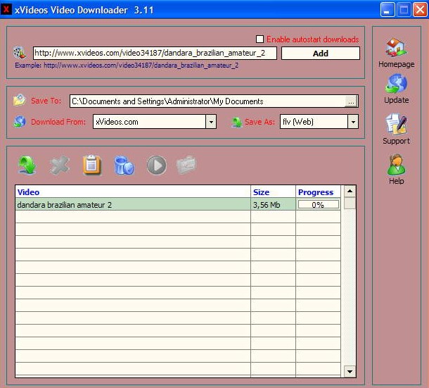 xVideos Video Downloaderҕ�l���d��ʹ�ý�B