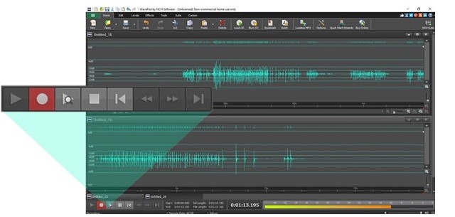 WavePad���bʹ�ü���