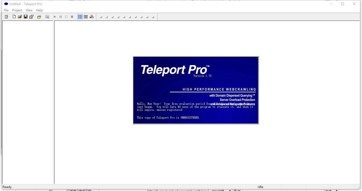 Teleport Pro���c���d���ĳ����ܺͽ����B