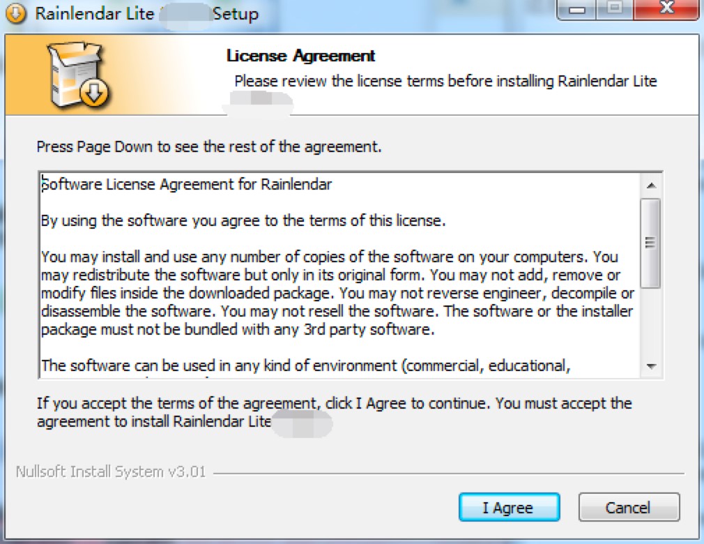 Rainlendar���b�̳�Ԕ����B�����Aʹ�ü���