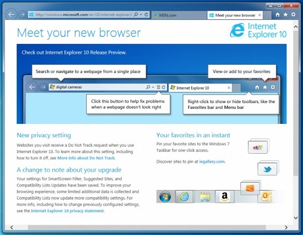 Internet Explorer 10�g�[���ٷ����dʹ�Î���