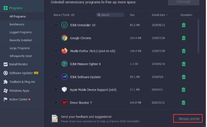 IObit Uninstallerϵ�yж�d���ߑ��ó���ж�d�D�Ľ̳�