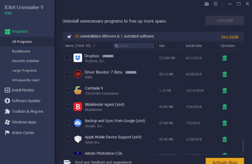 IObit Uninstallerϵ�yж�d���ߑ��ó���ж�d�D�Ľ̳�