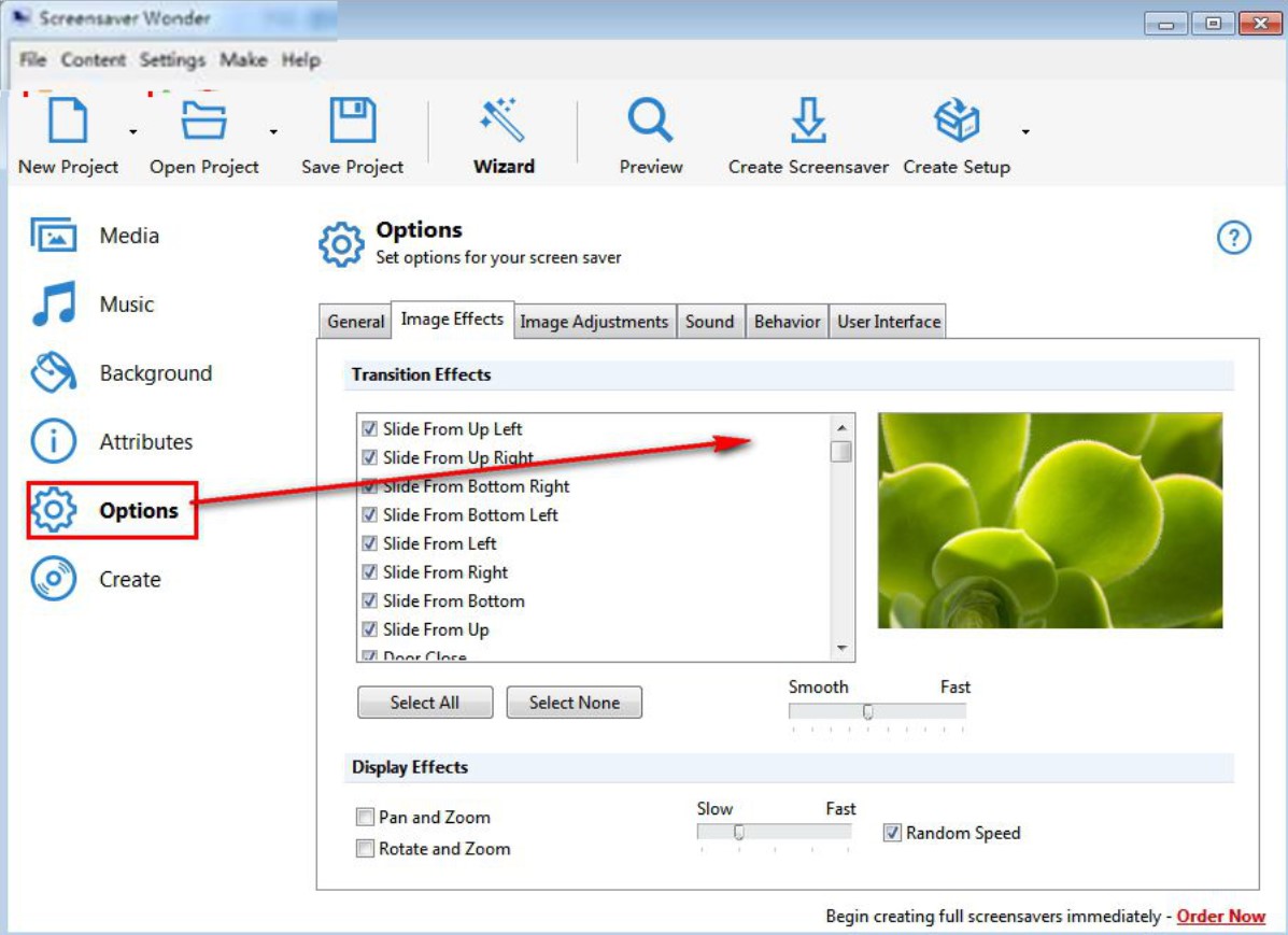 Screensaver��������ʹ���f��