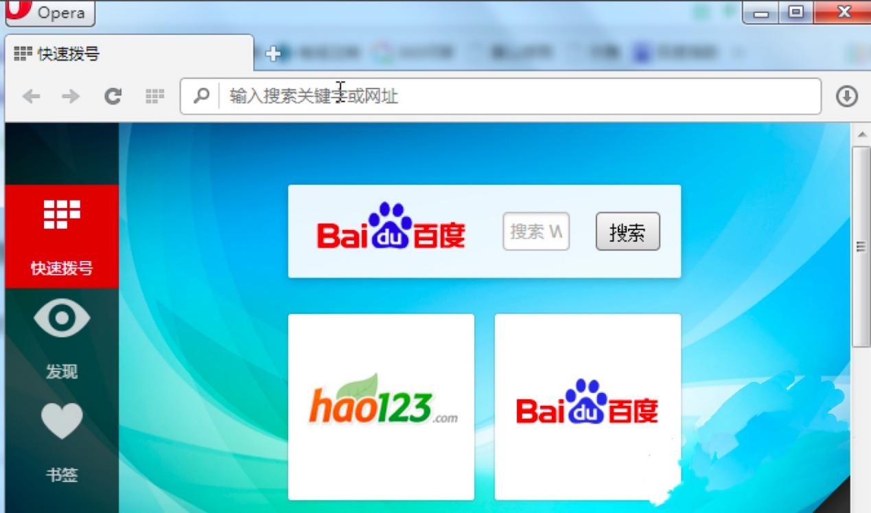 Opera�g�[�����޸�Ĭ�J��������ķ���Ԕ����B