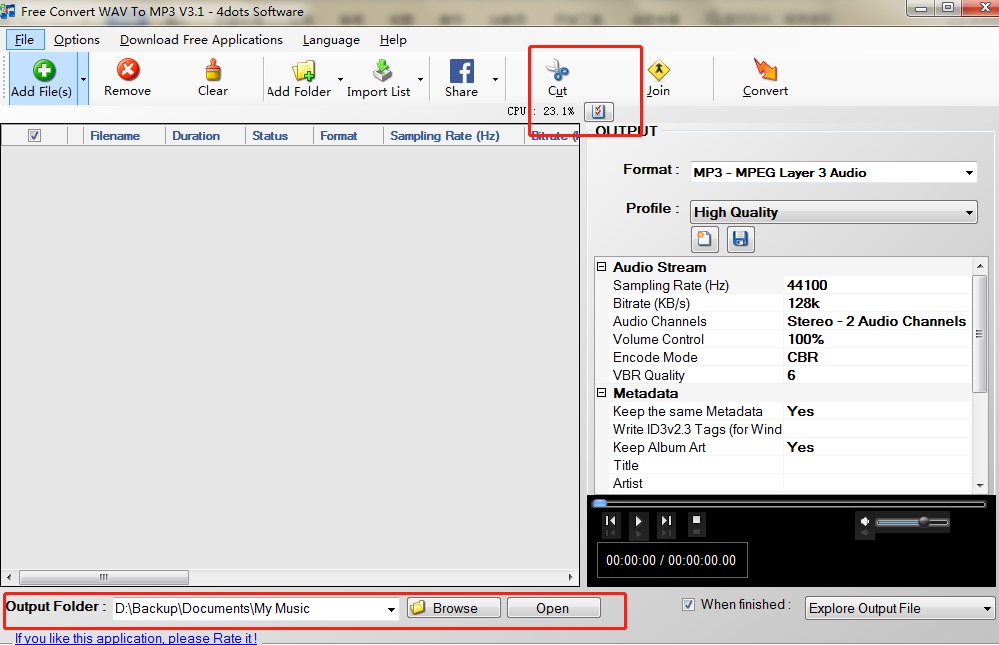 Free Convert WAV to MP3���dʹ�Î���