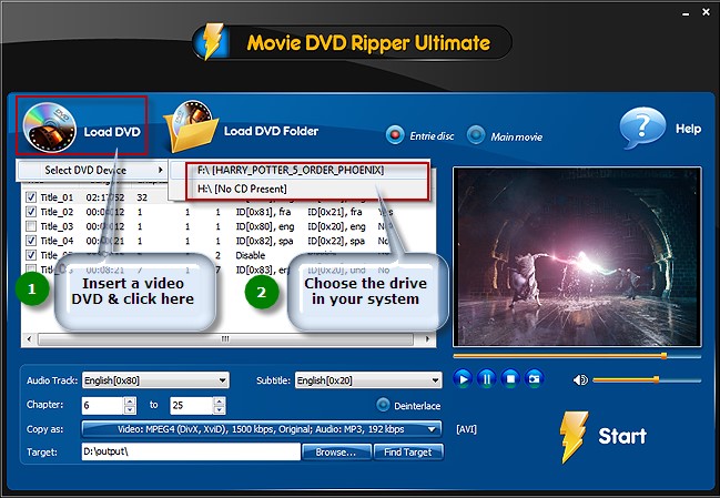 Movie DVD Ripper�ٷ����dʹ�ý̌W