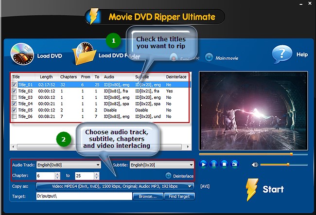 Movie DVD Ripper�ٷ����dʹ�ý̌W