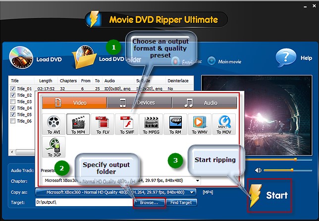 Movie DVD Ripper�ٷ����dʹ�ý̌W
