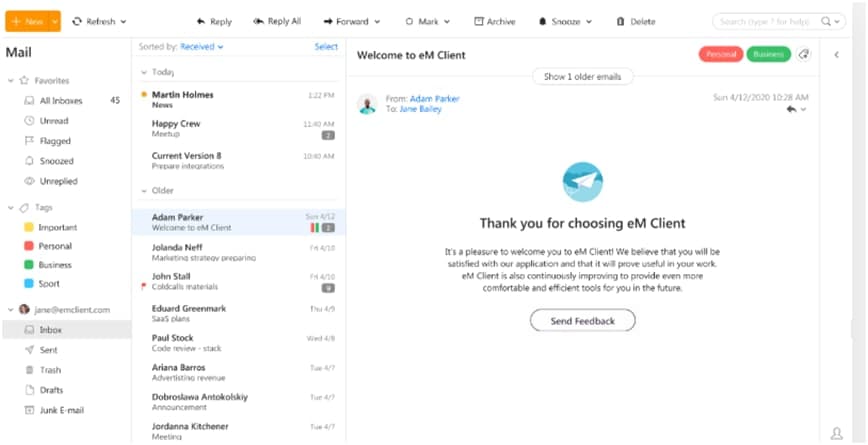 eM Client�ٷ����dʹ�ó�Ҋ���}���