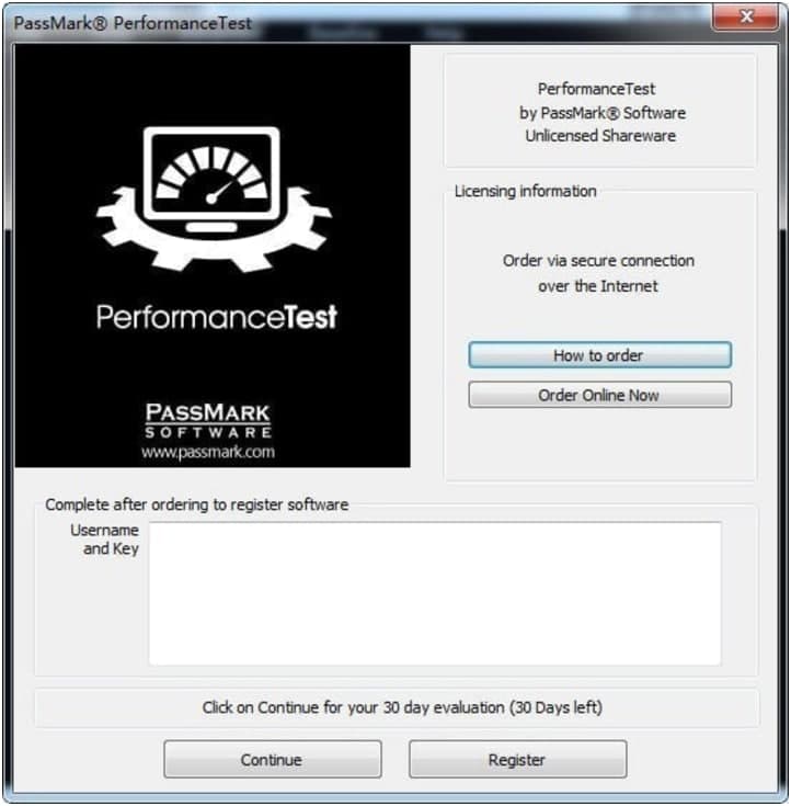 PassMark PerformanceTest�ٷ��湦����ɫԔ����B�f��