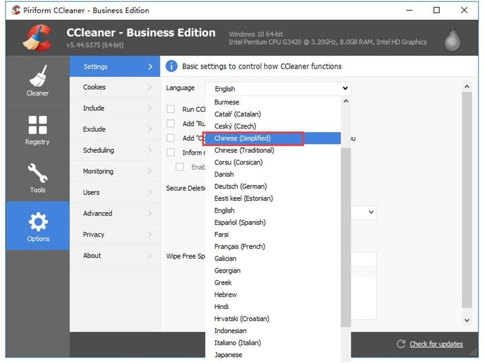 ccleaner���İ��O�ü��ɷ���