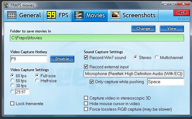 Fraps��Ļ���ܛ���ٷ����dʹ�Î���