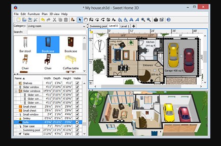 Sweet Home 3D�ٷ����d�����B