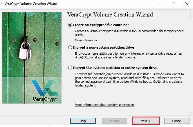 VeraCrypt�օ^����ܛ���������ܷօ^�̌W