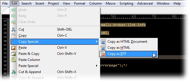 UltraEdit�� RTF/HTML �Џ�(f��)��/ճ�N�Z(y��)��ͻ���@ʾ�̌W(xu��)