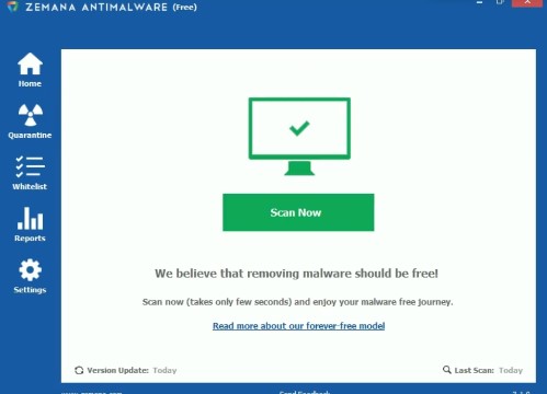 Zemana AntiMalware���d�������c�ͳ�Ҋ���}���