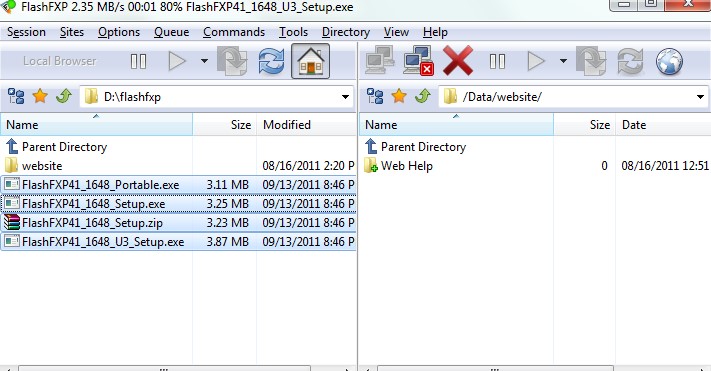 FlashFXP�ٷ����d��(chu��ng)���ļ���ݔҎ(gu��)�t�D�Ľ̌W