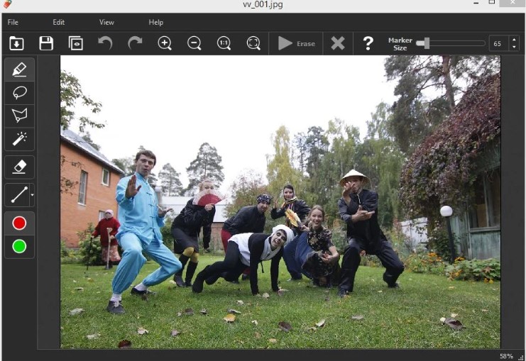 Teorex Inpaint�ٷ����d�DƬ����h���̌W