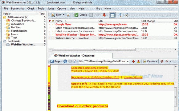 WebSite-Watcher�ٷ����dʹ�ó�Ҋ���}���