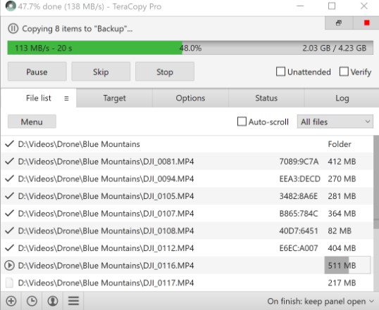 TeraCopy�ٷ����d�ļ��A���Ƚ̌W