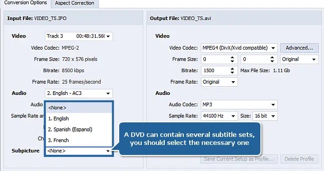 AVS Video Converterҕ�l��Ļ�D�Q�̌W