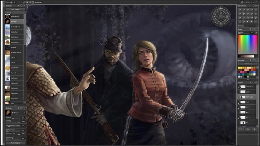 ArtRage�ٷ����d�P�|�y��D�Ľ̌W