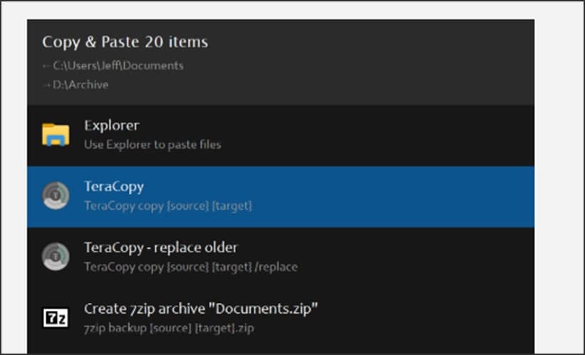 TeraCopy �ٷ����d�ϷŴ_�J��Ԓ��D�Ľ̌W