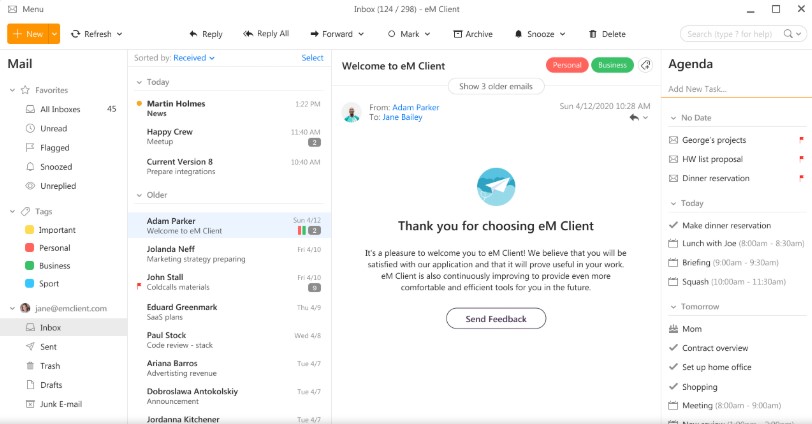 eM Client���°湦�ܽ�B��ʹ�ÈD�Ď���