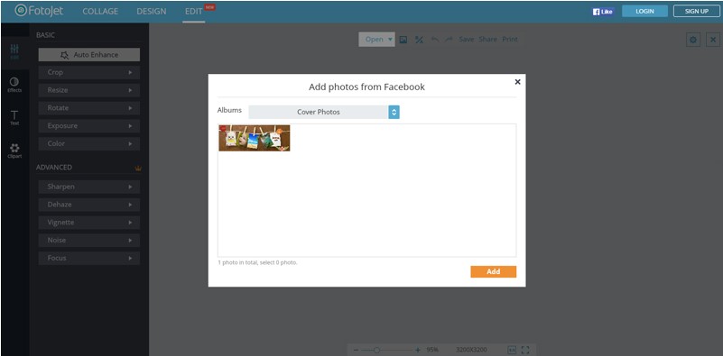 FotoJetDesigner���ʹ�ÈDƬ�ü�����