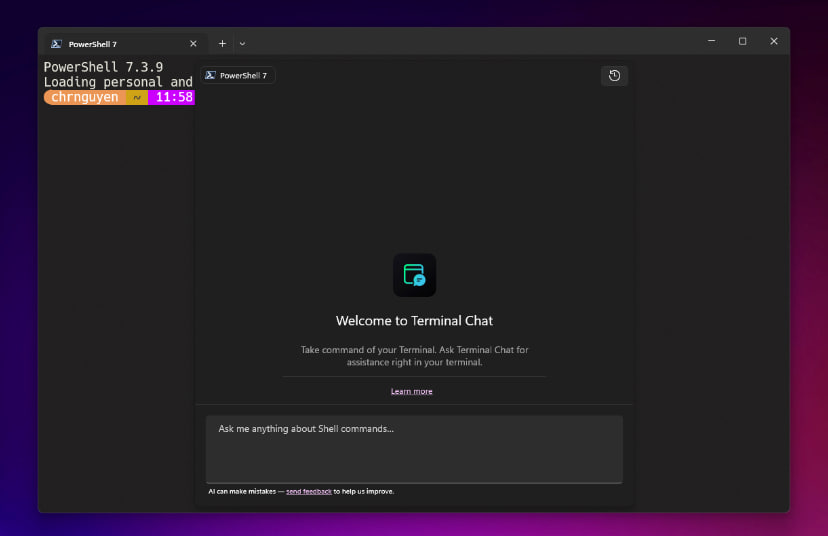 �D��΢ܛ�o�K�ˑ���Windows Terminal����GPT ���Ԃ�Azure OpenAI API