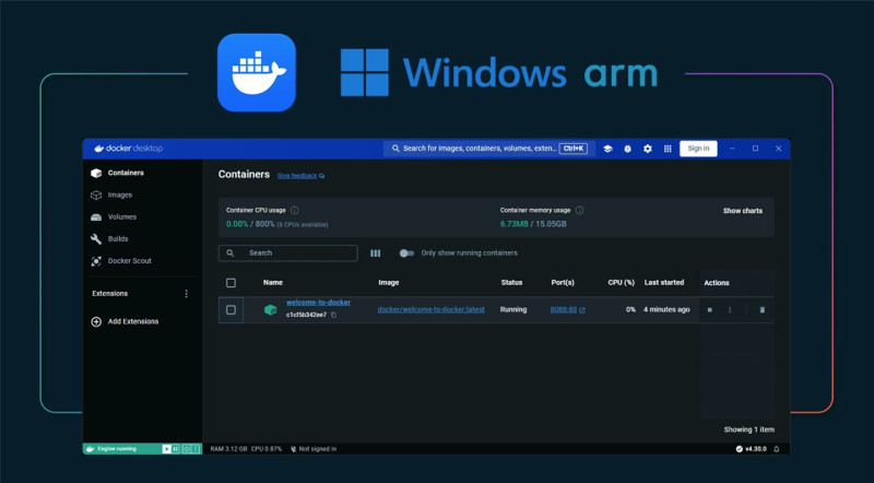 �D���������푪(y��ng)��Docker Desktop�F(xi��n)���Ƴ�Windows on Armԭ����