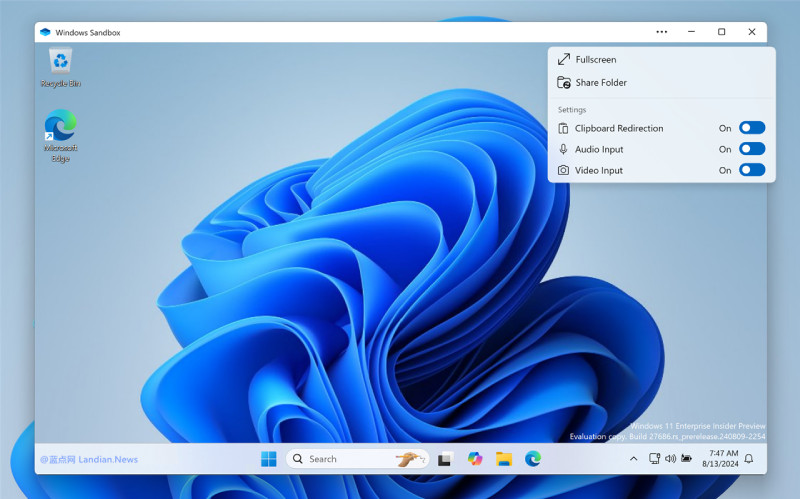 �D��΢ܛ����ȸ��MWindows Sandboxɳ�й��� �F�ڿ��Թ������а���ļ�ϵ�y