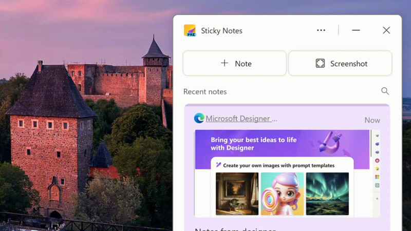 �D��΢ܛ������m���Ͱ��b�°��{(Sticky Notes) ���ѽ������T�಻�M